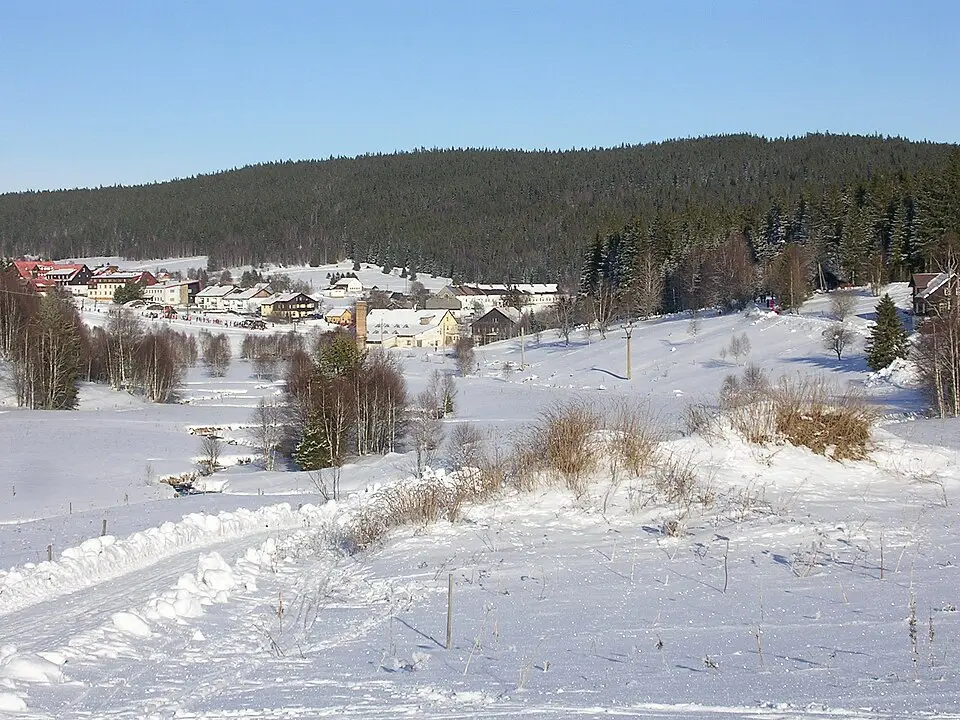 Die junge Moldau im Böhmerwald